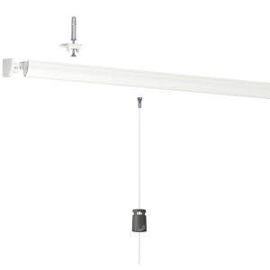 Artiteq Up Rail ceiling-mounted picture hanging system