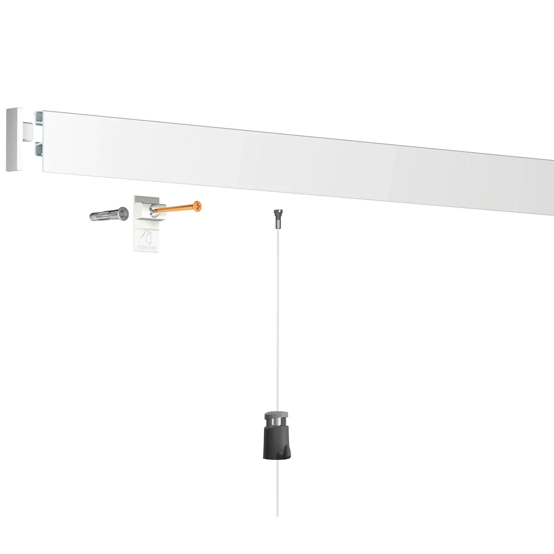 Artiteq-Click-Rail-Pro-witprimer-RAL9016-1100x1100px-v1 Click Rail Pro – Heavy-Duty Picture Hanging Rail