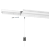 Artiteq Deco Rail concealed picture hanging system installed behind a cornice