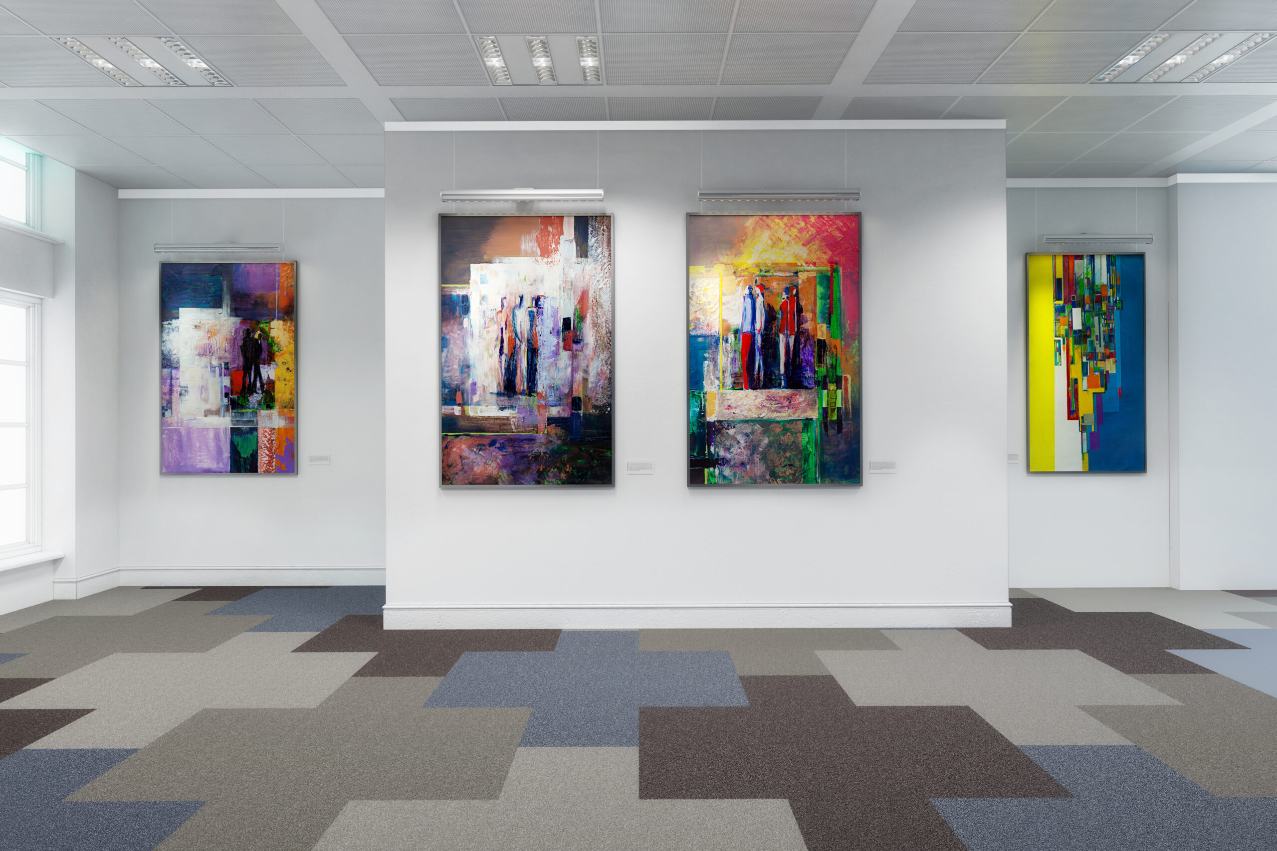 Art Exibition Lot - 3d visualization